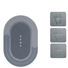 Essential Home | Super Absorbent Bath Mat with Non-Slip Design | Fast Drying for Safety and Hygiene 0
