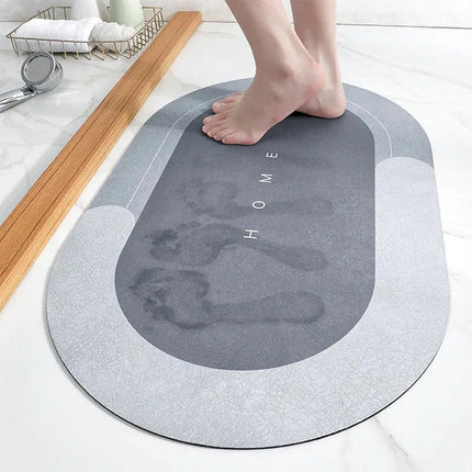Essential Home | Super Absorbent Bath Mat with Non-Slip Design | Fast Drying for Safety and Hygiene 1