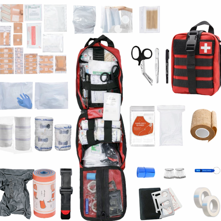 Essential Outdoor Survival Kit | Portable Emergency Preparedness Kit with First Aid Supplies | Ideal for Camping and Travel Safety 3