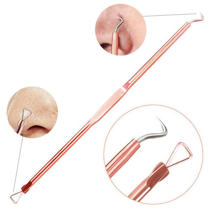Essential Skin Care | Pimple Extractor Tool Kit with Safe Stainless Steel | Professional Blackhead Removal for Clear Complexion 5