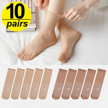 Essential Summer | Women's Socks with Breathable Ultra-Thin Silk | Stylish Comfort for Warm Days 7