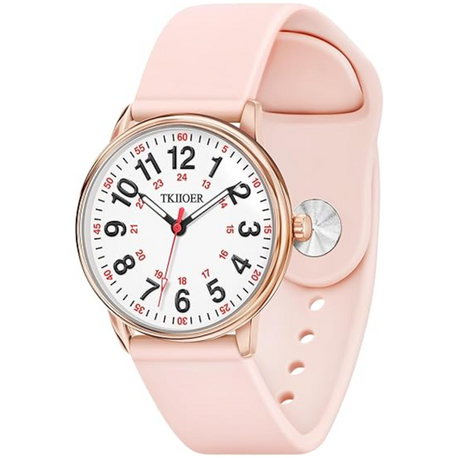 Essential Timepiece | Waterproof Nurses Watch with Luminous Dial | Accurate Timekeeping for Healthcare Professionals 0