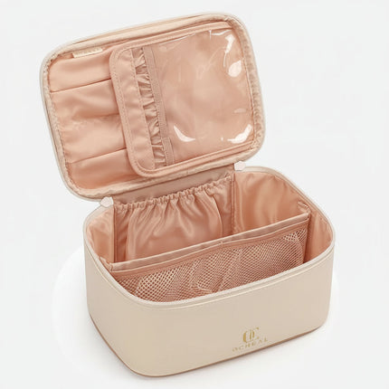 Essential Travel Makeup Bag | Spacious Organizer with Brush Storage | Perfect for Everyday Beauty 4