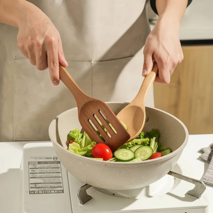 Essential Wooden Cooking Utensils Set | Non-Scratch & Heat Resistant Tools for Safe Cooking 3