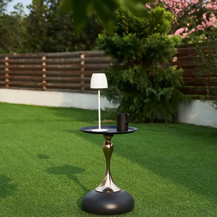 Cordless Table Lamp with Waterproof Design & Adjustable Brightness | Elegant Lighting for Indoor and Outdoor Ambiance