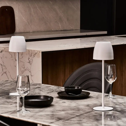 Cordless Table Lamp with Waterproof Design & Adjustable Brightness | Elegant Lighting for Indoor and Outdoor Ambiance