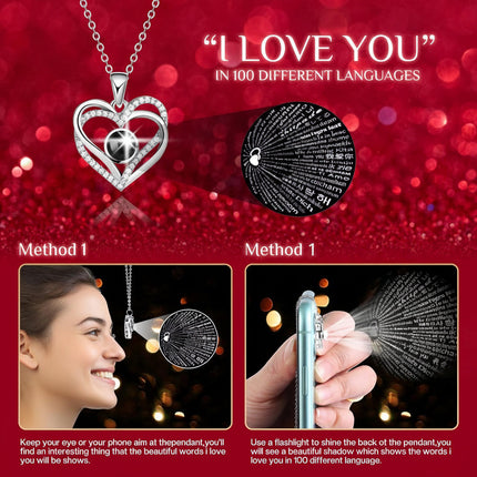 Eternal Rose Gift Box | Preserved Flower with LED Light & Love Necklace | Romantic Keepsake for Lasting Memories 8