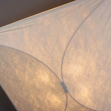 Ethereal Kite | Flush Mount Ceiling Light with DuPont Paper Fixture | Soft Illumination for Modern Interiors 7