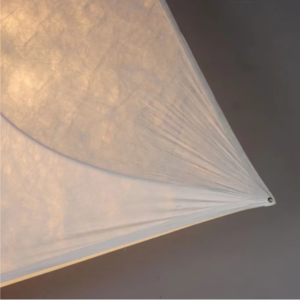 Ethereal Kite | Flush Mount Ceiling Light with DuPont Paper Fixture | Soft Illumination for Modern Interiors 8