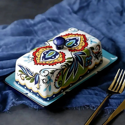 Ceramic Butter Dish with Lid – image 5