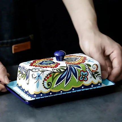 Ceramic Butter Dish with Lid – image 6