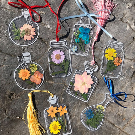 EverBloom | Dried Flower Bookmark Set with Unique Pressed Floral Design | Perfect Gift for Nature Lovers 5