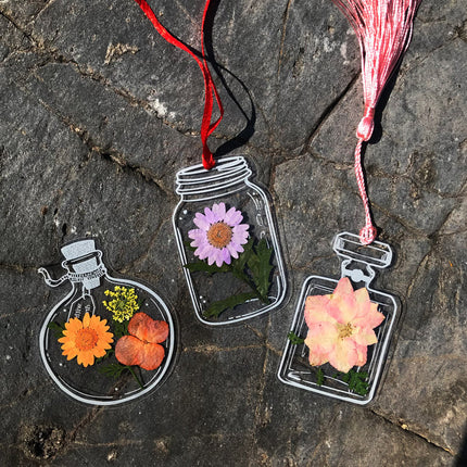 EverBloom | Dried Flower Bookmark Set with Unique Pressed Floral Design | Perfect Gift for Nature Lovers 6