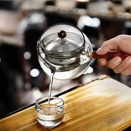 Small Glass Teapot, Loose Leaf Teapot – image 6