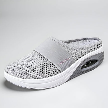 Everyday Comfort | Women's Slip-On Walking Shoes with Cushion Sole | Flexible Mesh Design for Effortless Style 1