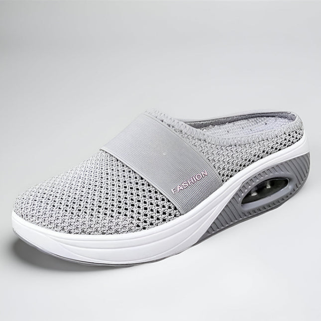 Everyday Comfort | Women's Slip-On Walking Shoes with Cushion Sole | Flexible Mesh Design for Effortless Style 1