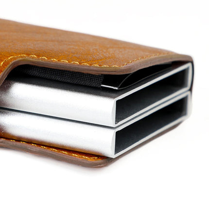 Everyday Essential | RFID Blocking Leather Wallet with Pop-Up Card Holder | Slim Design for Secure Access 3