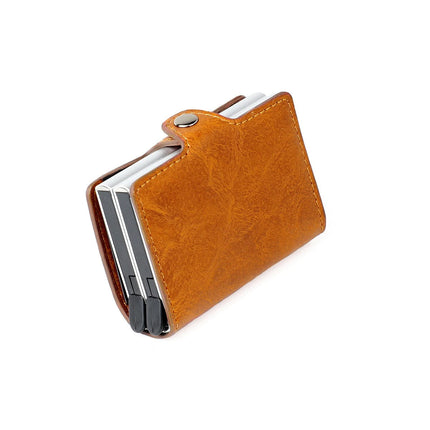 Everyday Essential | RFID Blocking Leather Wallet with Pop-Up Card Holder | Slim Design for Secure Access 4