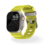 Fluorescent Green Band / Titanium Buckle / 49mm/46mm/45mm/44mm