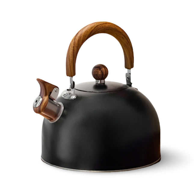 Everyday Kitchen | Whistling Stainless Steel Tea Kettle with Easy Grip Handle | Versatile Stovetop Compatibility for Quick Boiling 0