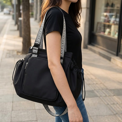 Everyday Tote Bag | Versatile 15-Pocket Design with Convertible Straps | Lightweight Water-Resistant for Ultimate Organization 1