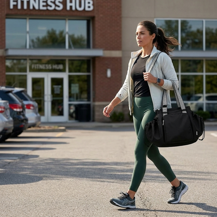 Everyday Tote Bag | Versatile 15-Pocket Design with Convertible Straps | Lightweight Water-Resistant for Ultimate Organization 3
