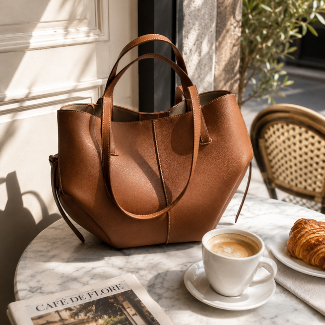 Everyday Tote Bag | Vintage Shoulder Carryall with Spacious Interior | Versatile Handbag for Daily Use 0