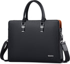 Executive Leather Briefcase | Multi-Compartment Design with Padded Handles | Perfect Laptop Briefcase for Men 0
