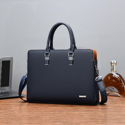 Executive Leather Briefcase | Multi-Compartment Design with Padded Handles | Perfect Laptop Briefcase for Men 1