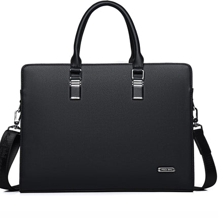 Executive Leather Briefcase | Multi-Compartment Design with Padded Handles | Perfect Laptop Briefcase for Men 10