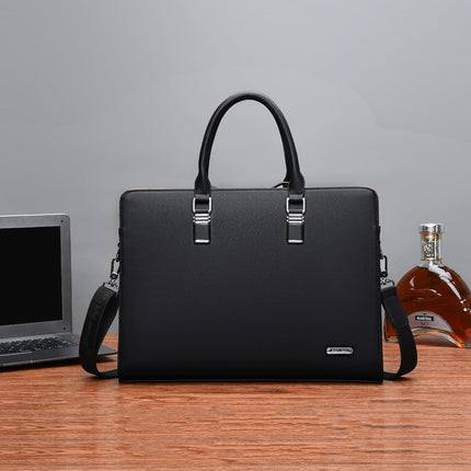 Executive Leather Briefcase | Multi-Compartment Design with Padded Handles | Perfect Laptop Briefcase for Men 4