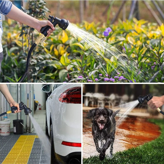 Expandable Garden Hose | 100FT Lightweight Water Hose with 8 Spray Modes | Durable Design for Effortless Gardening 1