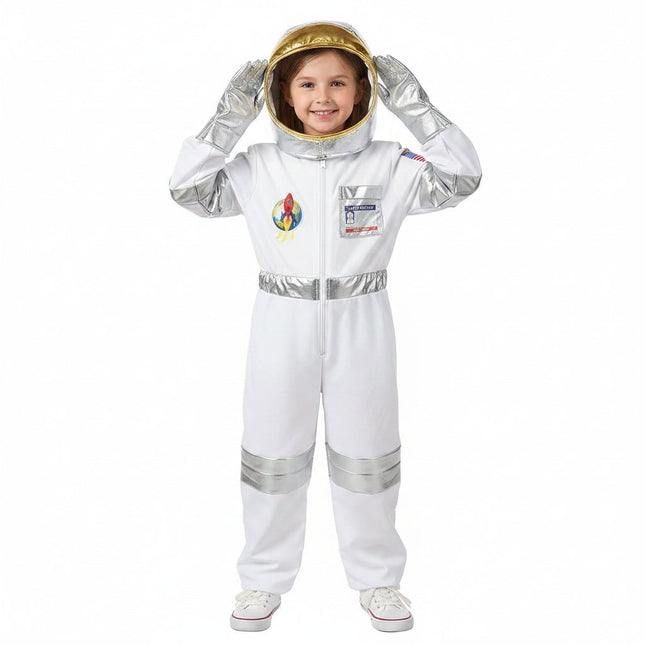 Explorer Kids | Space Explorer Jumpsuit with Bright Astronaut Design | Fun Costume for Creative Adventures 0