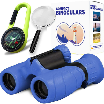 Explorer's Choice | Kids Binoculars with 8x21 Magnification | Lightweight & Shockproof for Outdoor Adventures 8