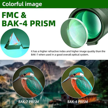 Explorer's Choice | Monocular Telescope with 80x Magnification | Compact Design for Bird Watching and Outdoor Adventures 3