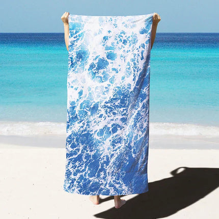 Extra Large Microfiber Beach Towel with Quick-Dry Fabric | Lightweight & Absorbent for Ultimate Comfort 0