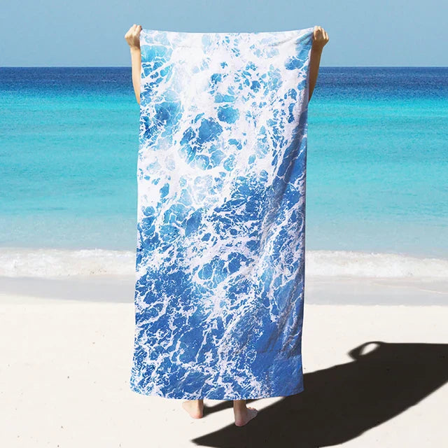 Extra Large Microfiber Beach Towel with Quick-Dry Fabric | Lightweight & Absorbent for Ultimate Comfort 0