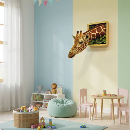 Giraffe Head Wall Sculpture – image 4