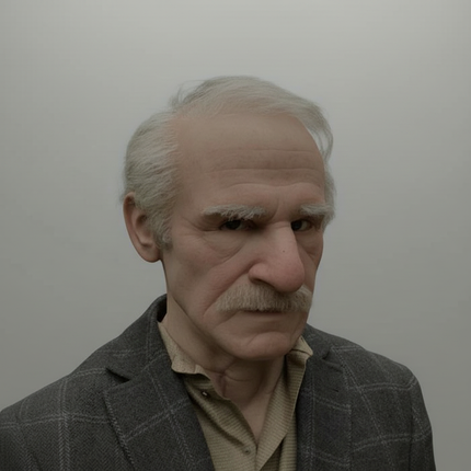 Realistic Halloween Masks for Adults, Old Man Mask, Realistic Mask for Cosplay and Theater, Costume Masks