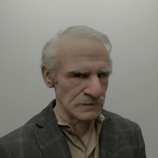 Realistic Halloween Masks for Adults, Old Man Mask, Realistic Mask for Cosplay and Theater, Costume Masks