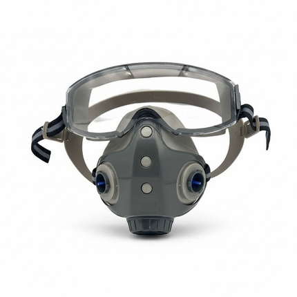Filter Mask with Washable Cotton Filters, Respirator Mask with Goggles – image 6