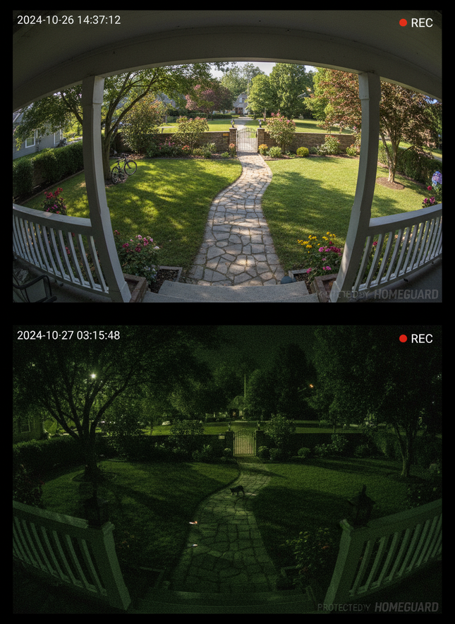 Home Security Camera, WiFi Security Surveillance Camera with Night Vision