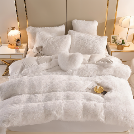 FLUFFUREST | Plush Fleece Bedding Set with Breathable Comfort | All-Season Softness for Cozy Sleep 1