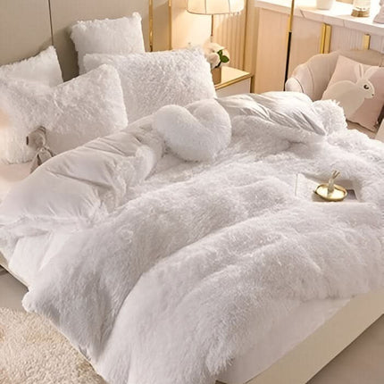 FLUFFUREST | Plush Fleece Bedding Set with Breathable Comfort | All-Season Softness for Cozy Sleep 3