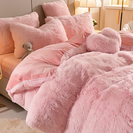 FLUFFUREST | Plush Fleece Bedding Set with Breathable Comfort | All-Season Softness for Cozy Sleep 6