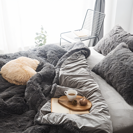 FLUFFUREST | Plush Fleece Bedding Set with Breathable Comfort | All-Season Softness for Cozy Sleep 8
