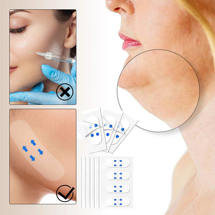 Invisible Face Tape 40 Pack, Face Lift Tape for Face and Neck