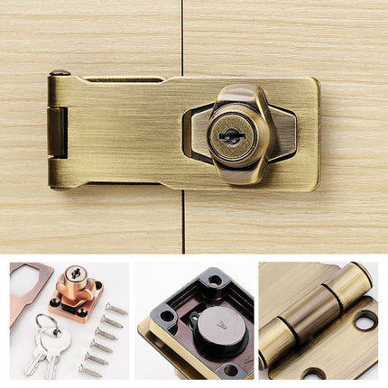 No Drill Door Lock with Keys, Door Latch for Glass Doors – image 17
