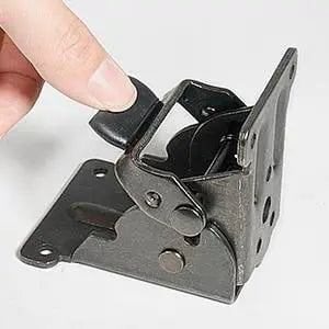 Folding Metal Bracket Heavy Duty, Self Locking Corner Bracket for Table Legs – image 7