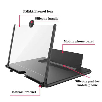 Foldable Cell Phone Magnifier for Movies and Videos – image 5